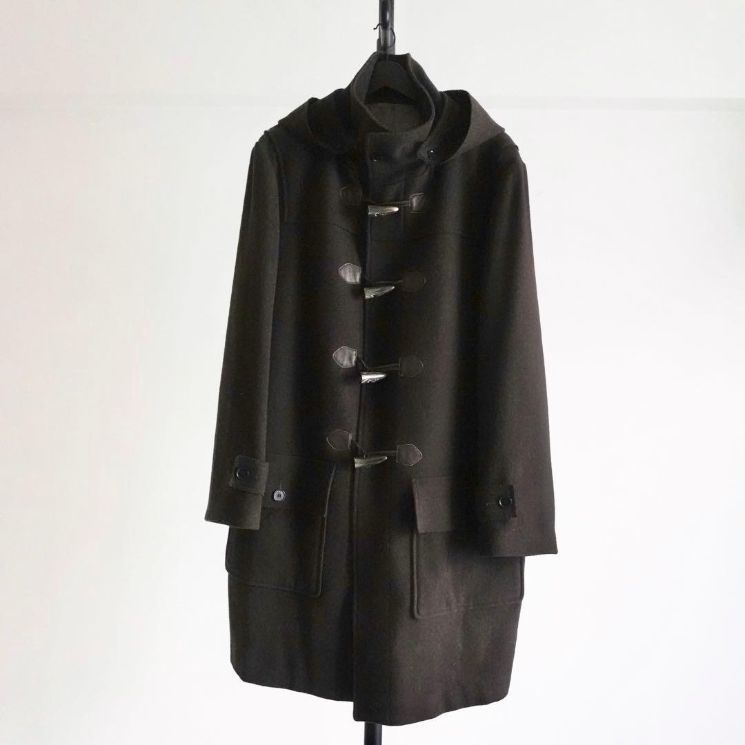 【極美品】DORMEUIL ウールダッフルコート　50 ブラウン