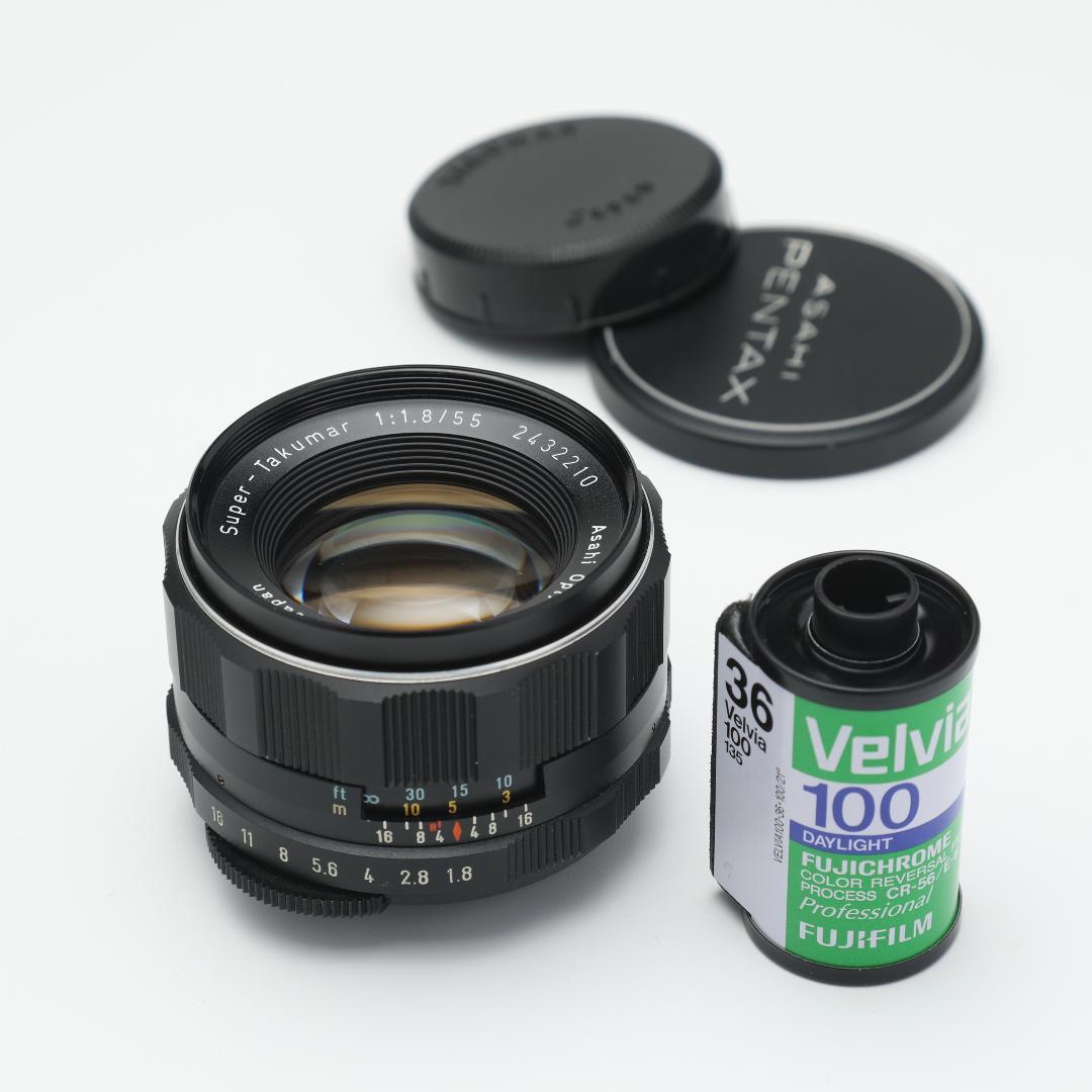 【美品】ペンタックス Super-Takumar 55mm F1.8 後期アトム