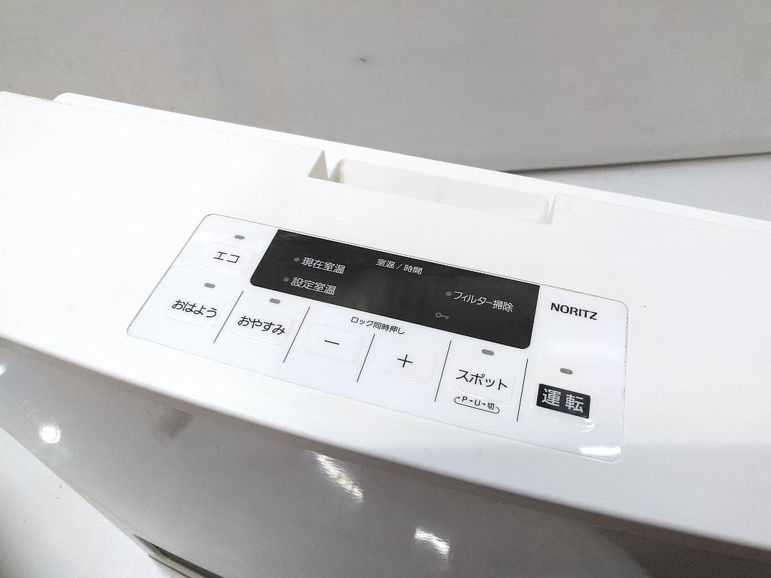 ノーリツ GFH-4006S-W5 ガスファンヒーター 2021年製 都市ガス△