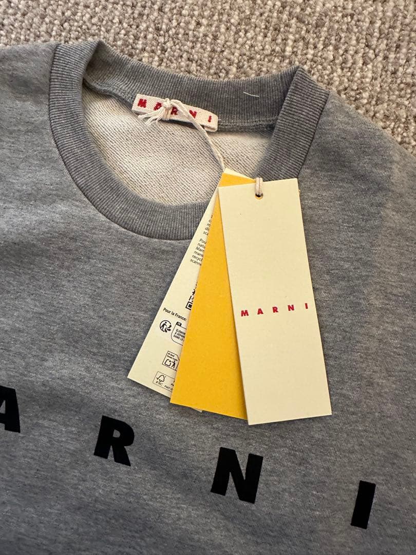 ⚫︎新品タグ付⚫︎マルニMARNIトップストレーナーグレー女性Mサイズ国内完売品
