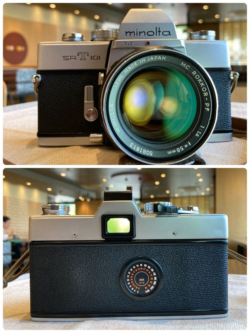 ★ミノルタsrt101★ロッコールf1.4 ★完動品＊美品＊初期保証＊作例多数