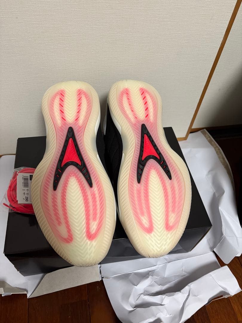 adidas アンソニーエドワーズ2 新品 29cm 黒×白 NBA バッシュ