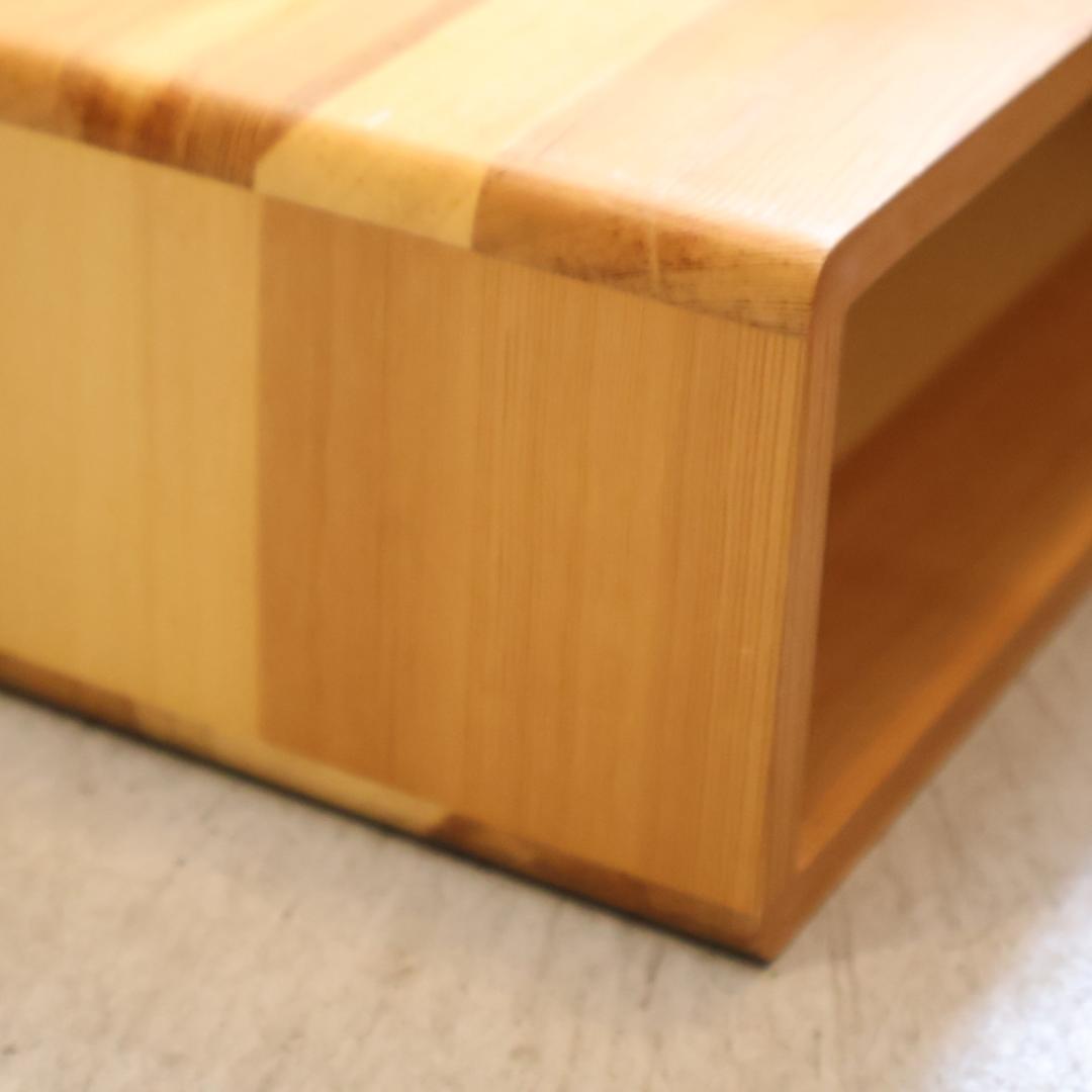 木製収納BOX 4点セット 収納ラック セパレート パイン材 ナチュラル 箱