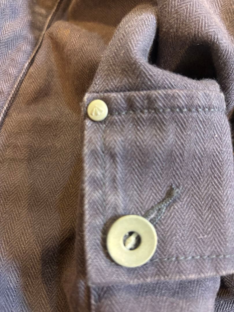 初期ナス紺 NAVAL DUNGAREE NIGEL CABOURN 50