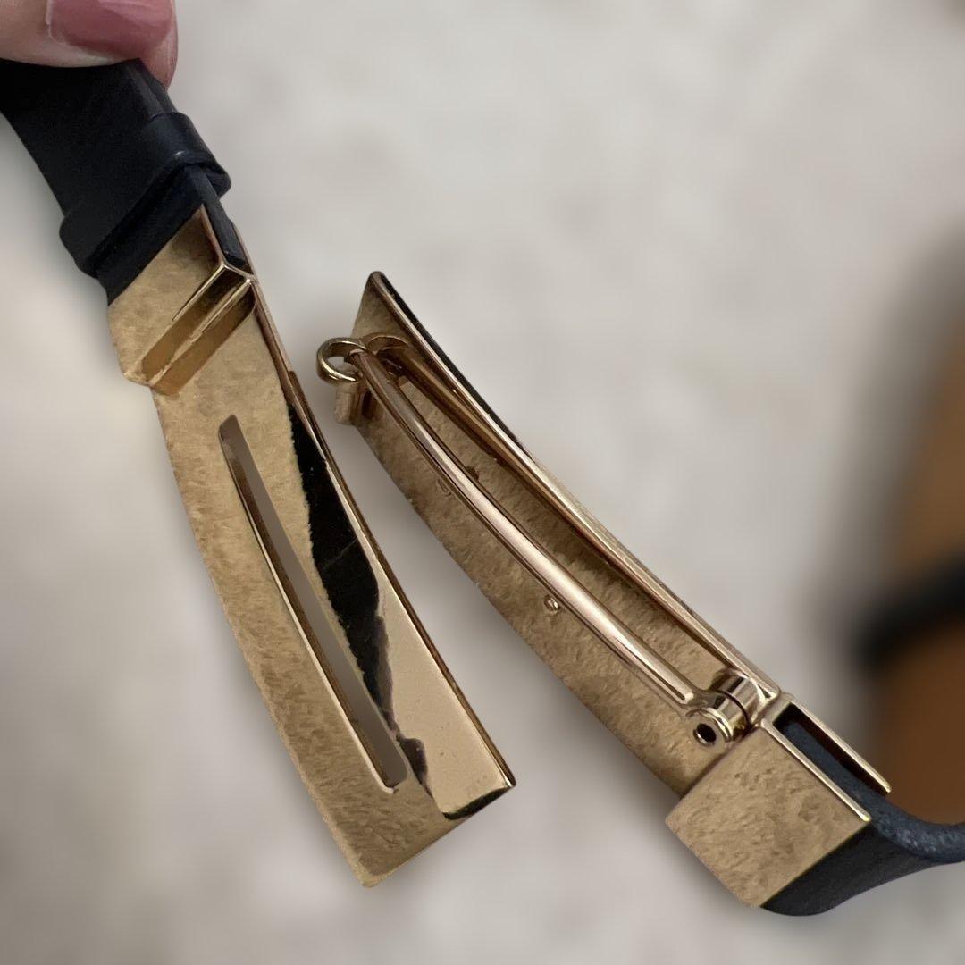 Deuxieme Classe レザーピンバックルベルト/ 牛革