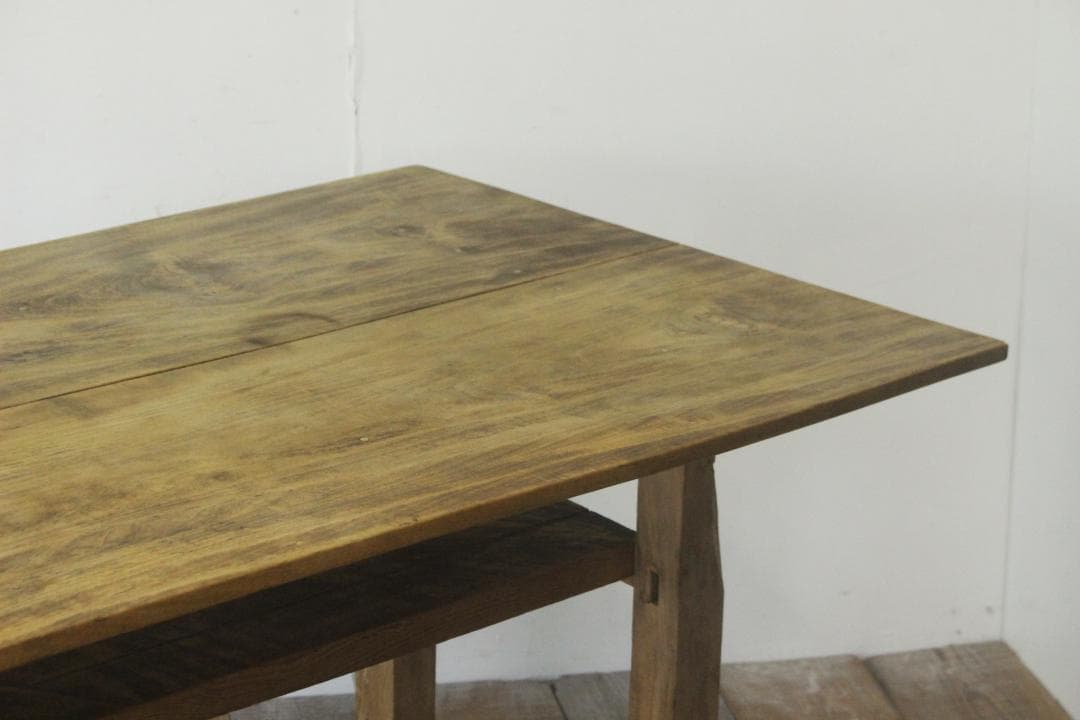 ヴィンテージ ダイニングテーブル 作業台 長机 無垢材 展示台 飾り台