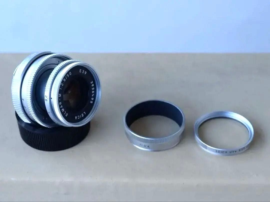極美品銘玉 LEICA ELMAR-M 50mm F2.8 シルバー 共箱
