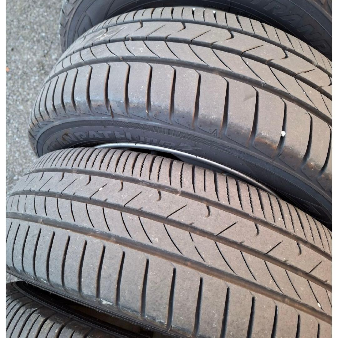 15インチ【国産タイヤ付】195/65R15☆日産純正アルミホイールセット