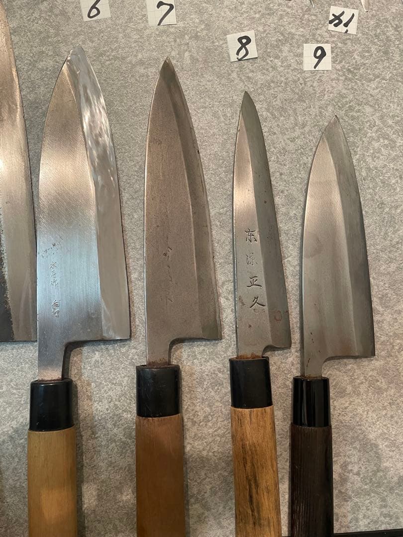 包丁　魚屋引退20本セット売り　希望価格コメントで正本　杉本　有次　正明　牛刀