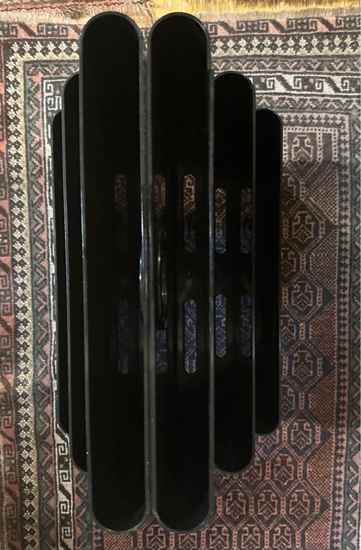 kartell 4675ブックスタンド黒カルテルパントンアルテミデ6列３段レア