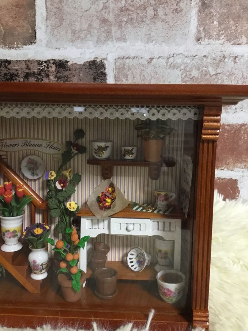 希少●新品reuttr porzellan ロイターポーセリン ミニチュア 花屋