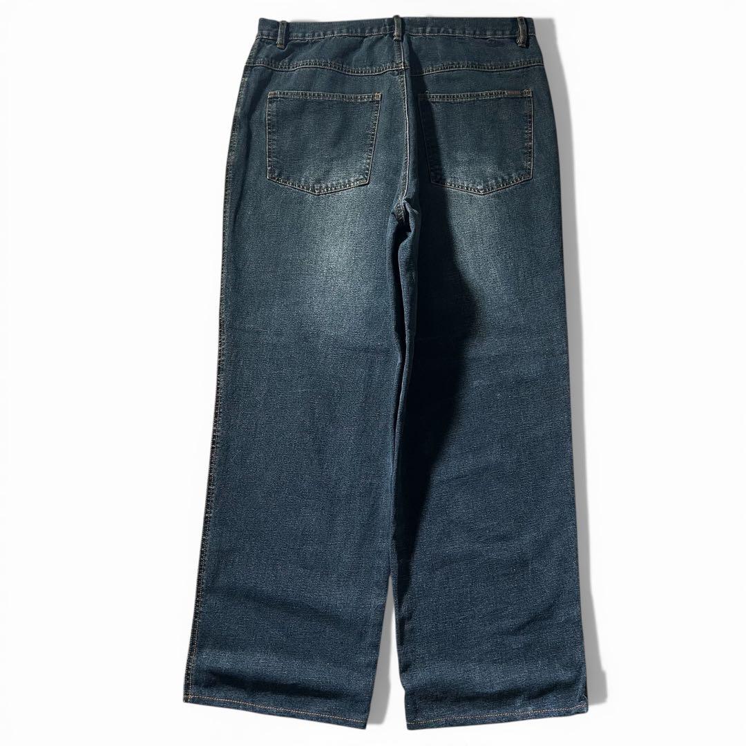 B系! 00s Sean John ショーンジョン 極太 バギー デニム W36