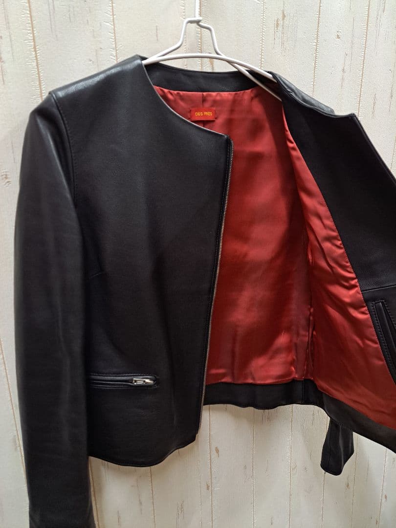 ns310TOMORROWLAND DES PRES ラムレザー