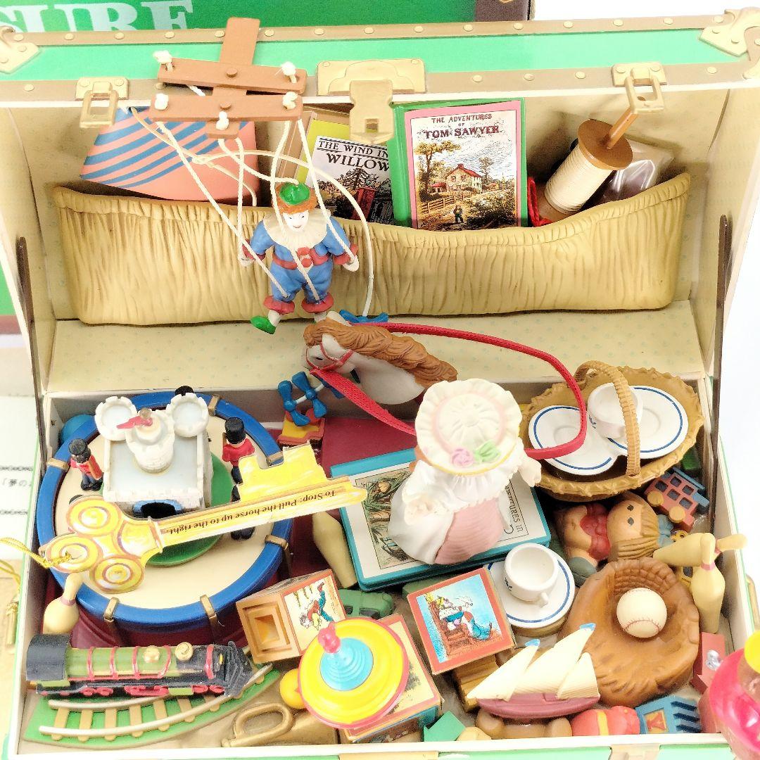 レトロ エネスコ トレジャーチェスト オルゴール 宝箱 おもちゃ箱 かわいい