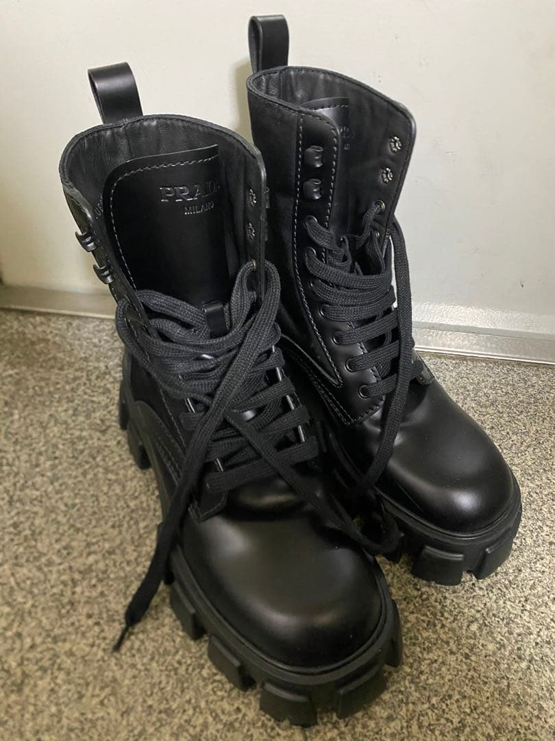 プラダ　モノリスシューズ　26cm