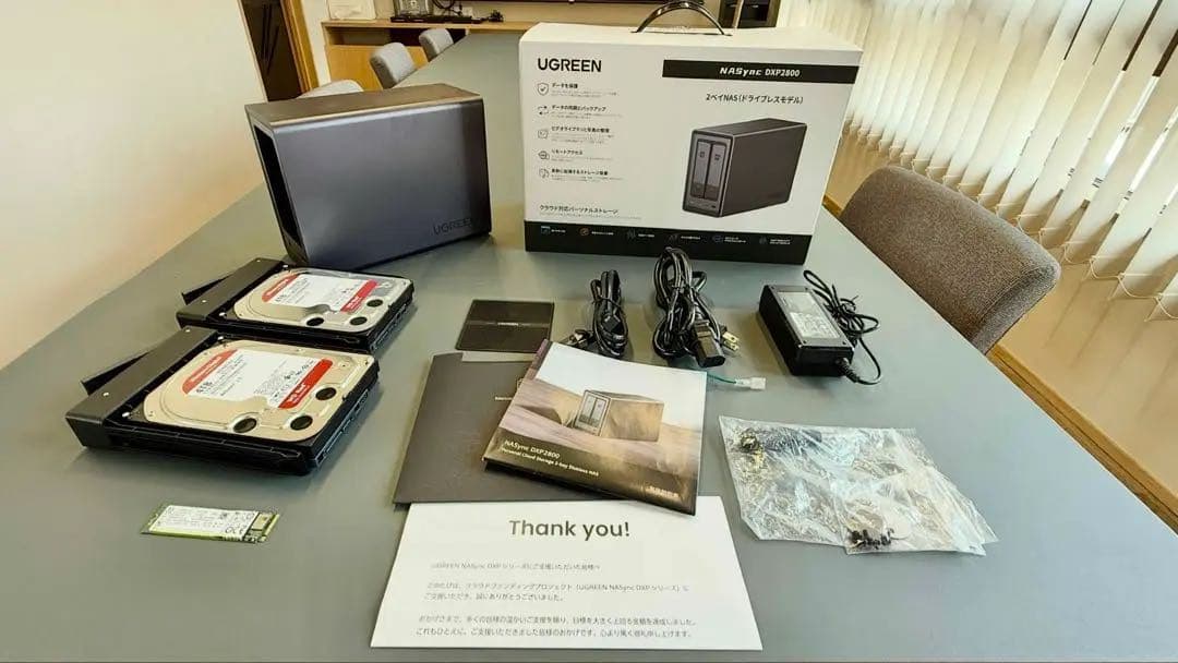 【保証+HDD8TB・SSD付】UGREEN NAS DXP2800