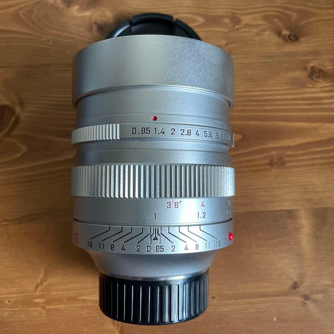 中一光学 SPEEDMASTER 50mm F0.95 (ライカM用) シルバー