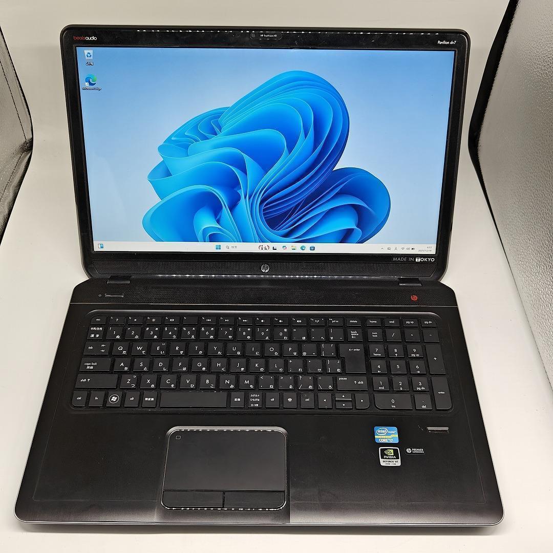 【HP】高速i7 SSD512GB 16GB バッテリー新品 ノートPC