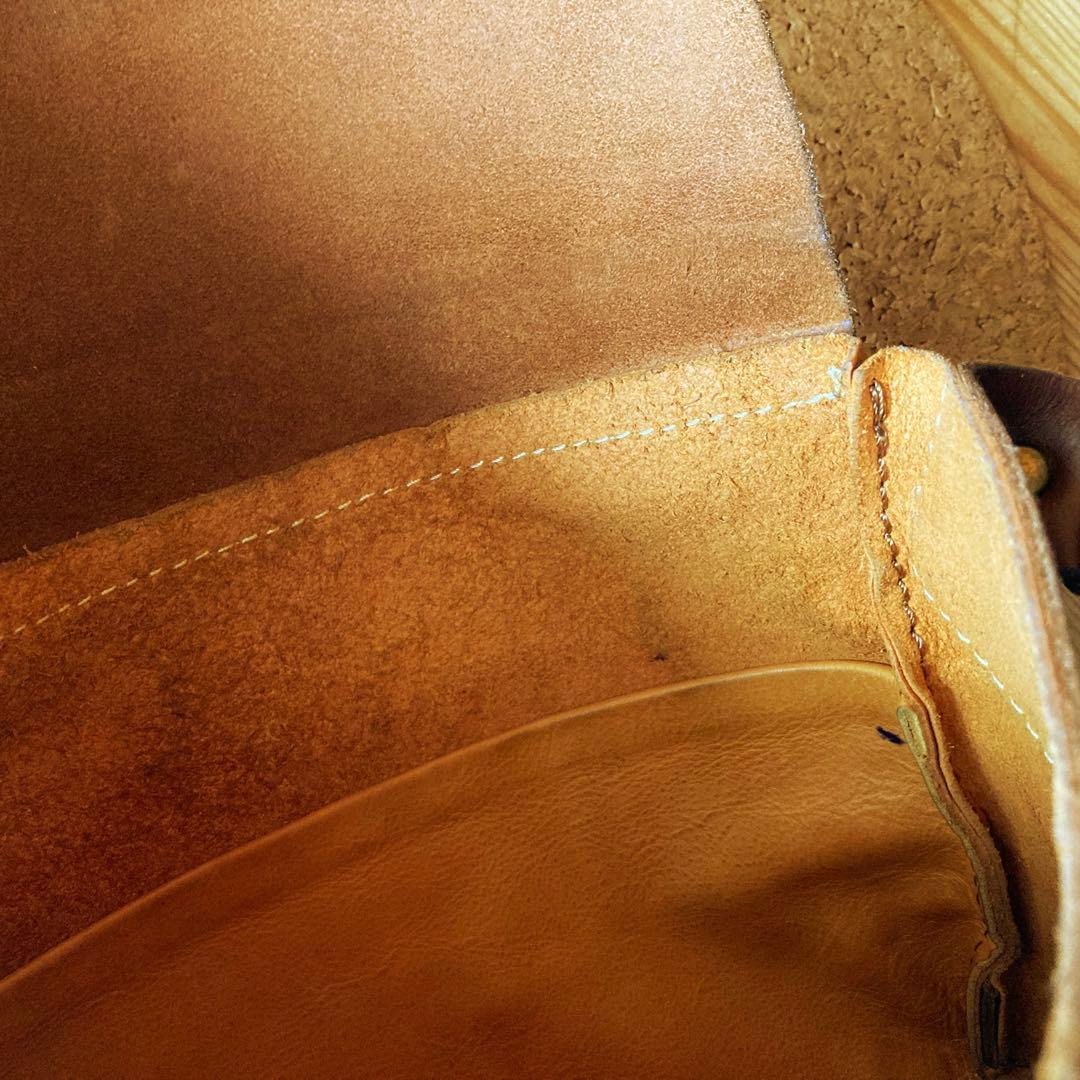 Herz ボディバッグ　ヘルツ　革　キャメル　チョコ