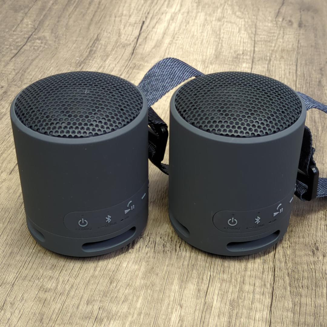 2台セット ソニー SONY ワイヤレスポータブルスピーカー SRS-XB100