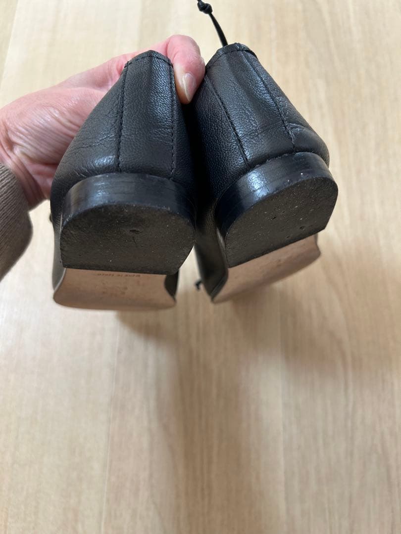 SUI レースアップシューズ ブラック