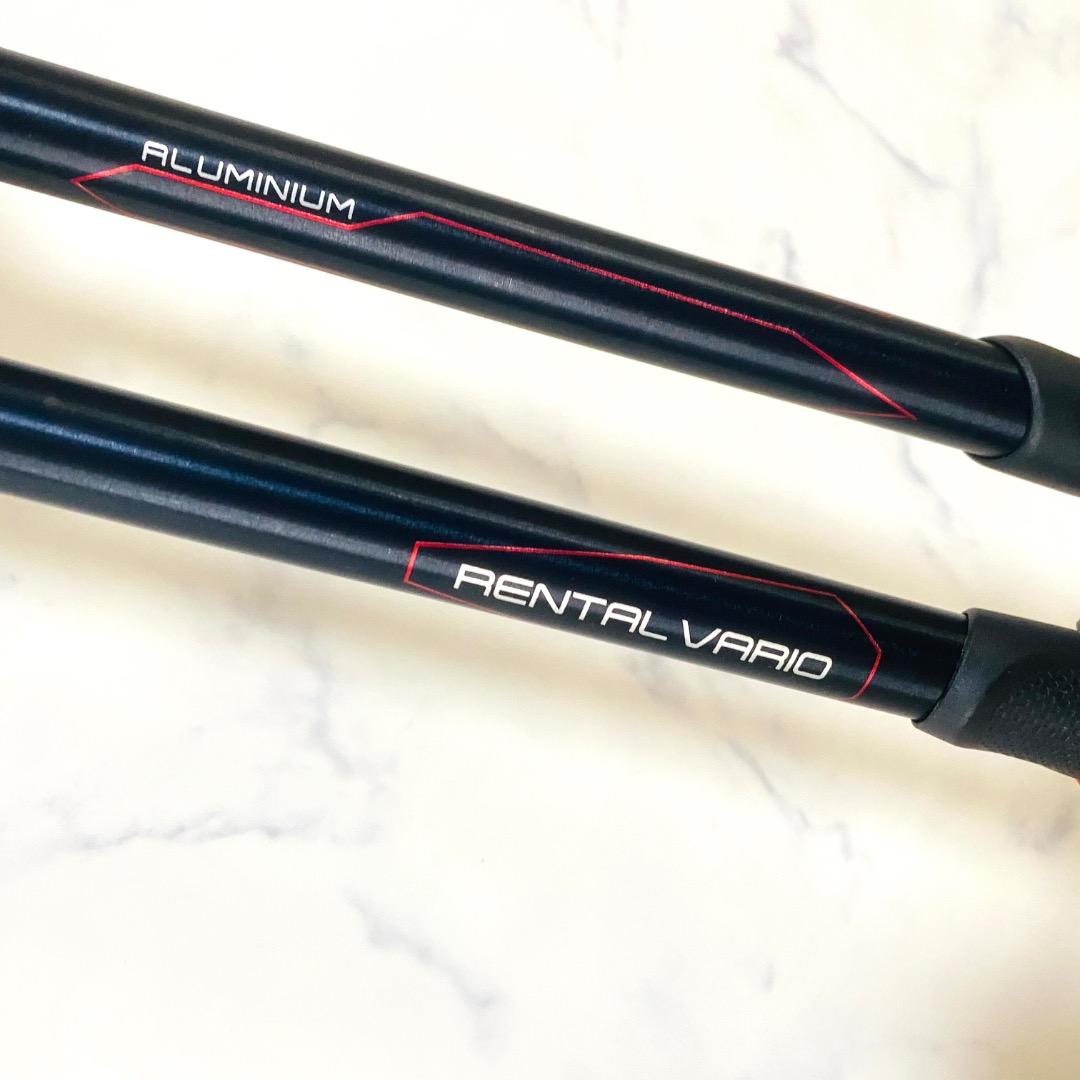 【未使用】LEKI レキ RENTAL VARIO 伸縮式スキーポール ストック