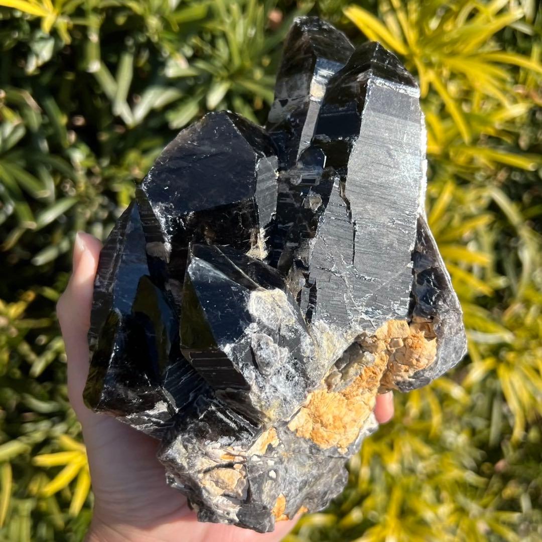 ✳専用‼️極上品質☆存在感抜群‼️漆黒パワー✨山東省産 モリオン クラスター 天然石