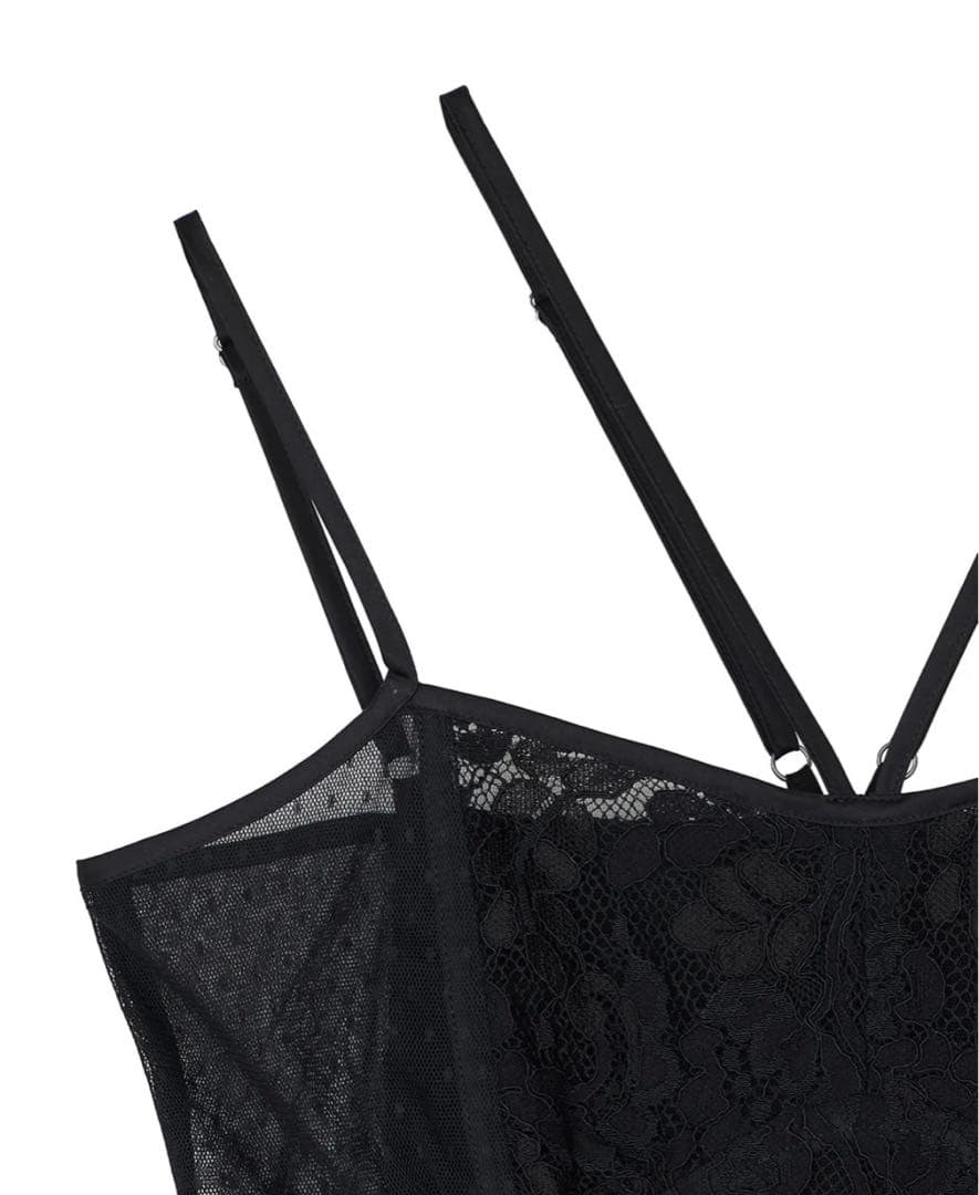 今期完売大人気　ameri vintage ビスチェキャミ黒