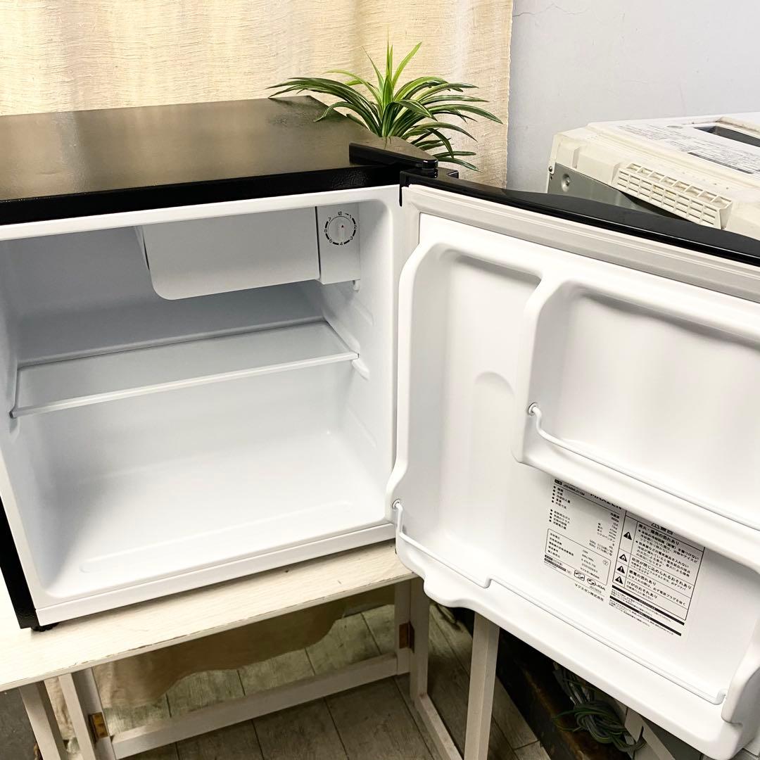 ワンルームや寝室におすすめ！ブラックでカッコいい！1ドア冷蔵庫46L
