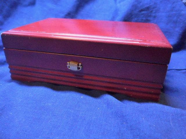 オルフェウス　50弁のオルゴール／「愛の讃歌」「エーデルワイス」 木製箱