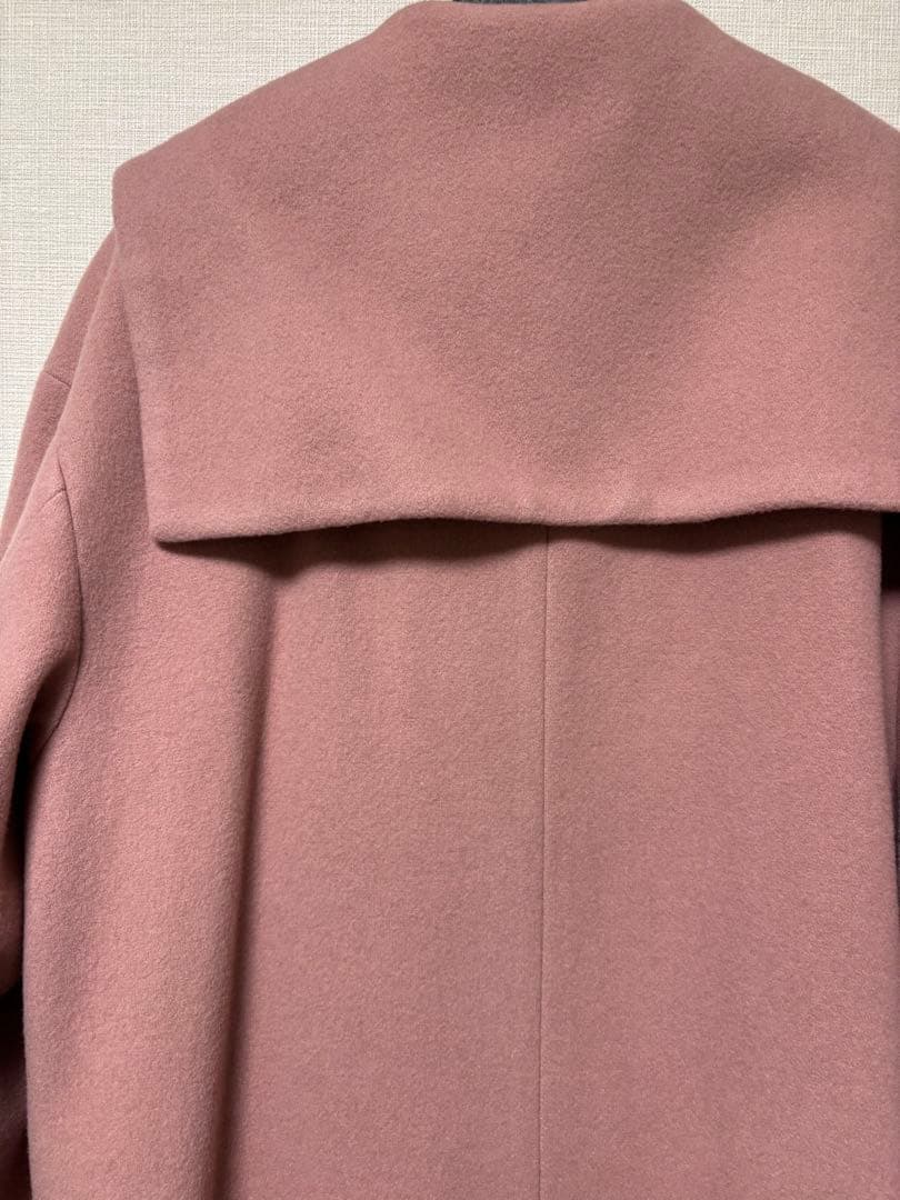 fig London　エアリアルパイル Lotta coat　ピンク