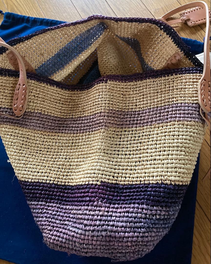 RT-60128　ポロラルフローレン　編込み かごバッグ ショップ外袋付き