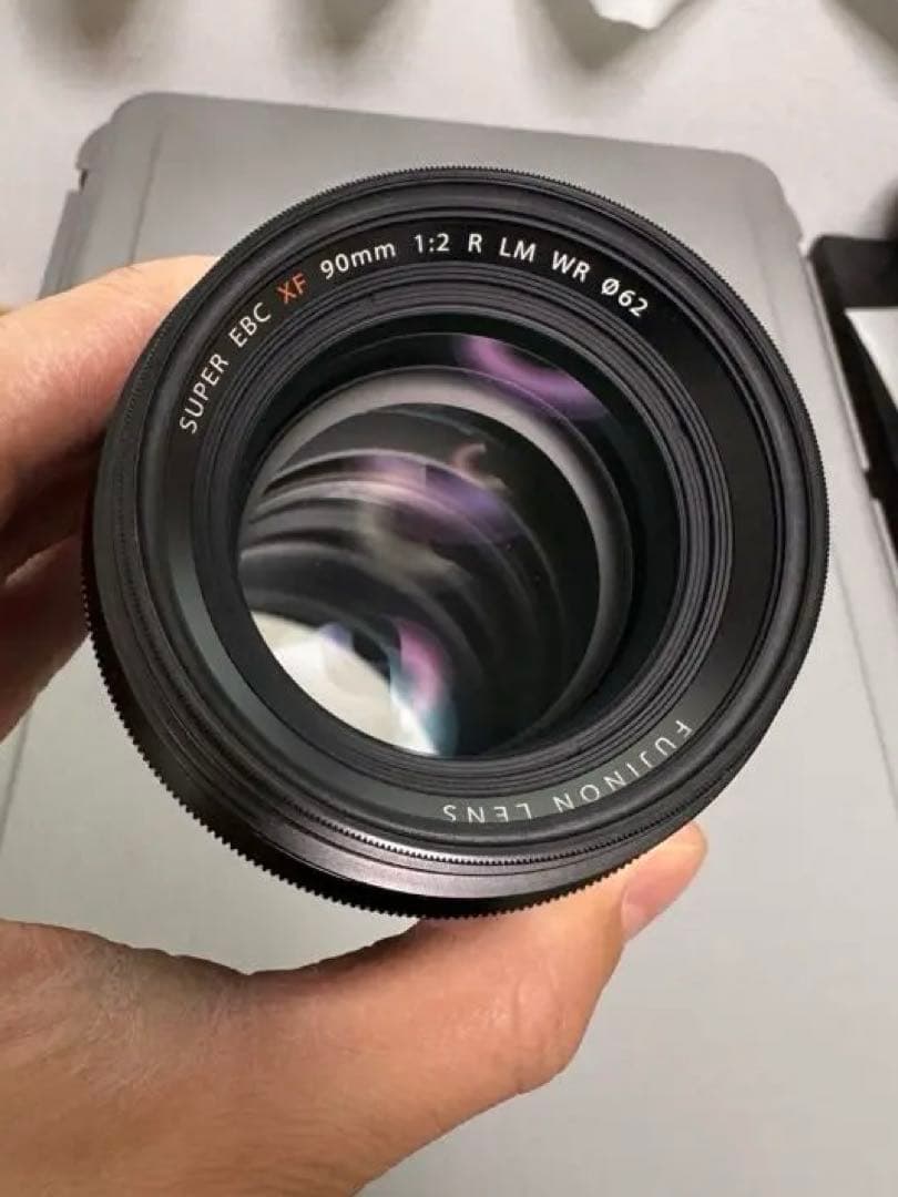 XF90mm F2 R LM WR fujifilm 純正フィルター付き