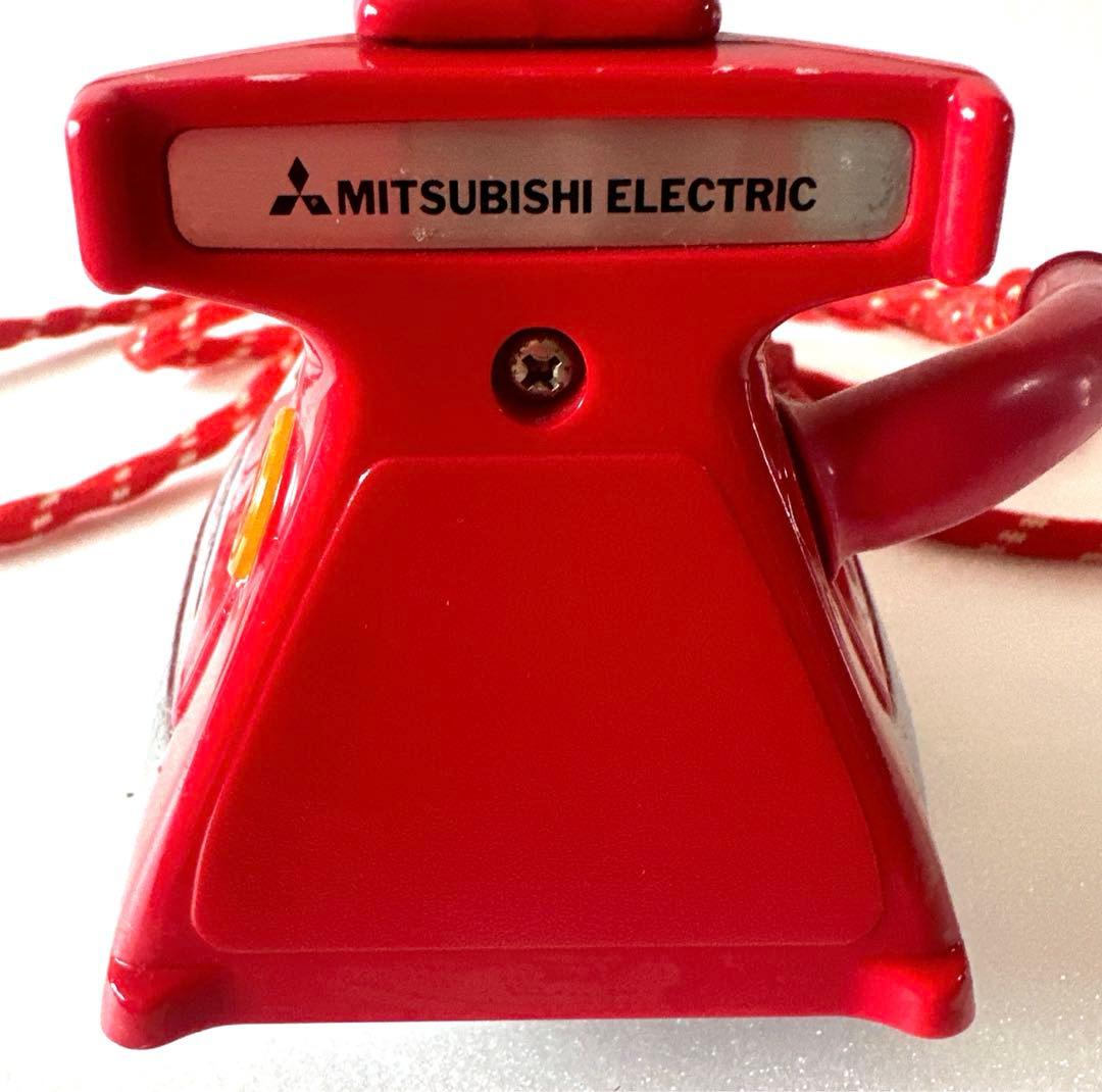 レトロ　三菱 アイロン 赤