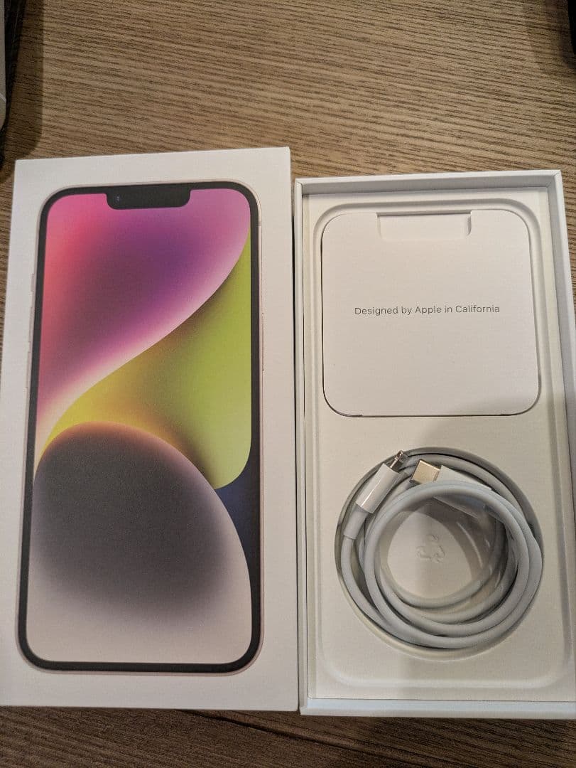 Apple iPhone 14 ホワイト 本体 128GB 箱付き！