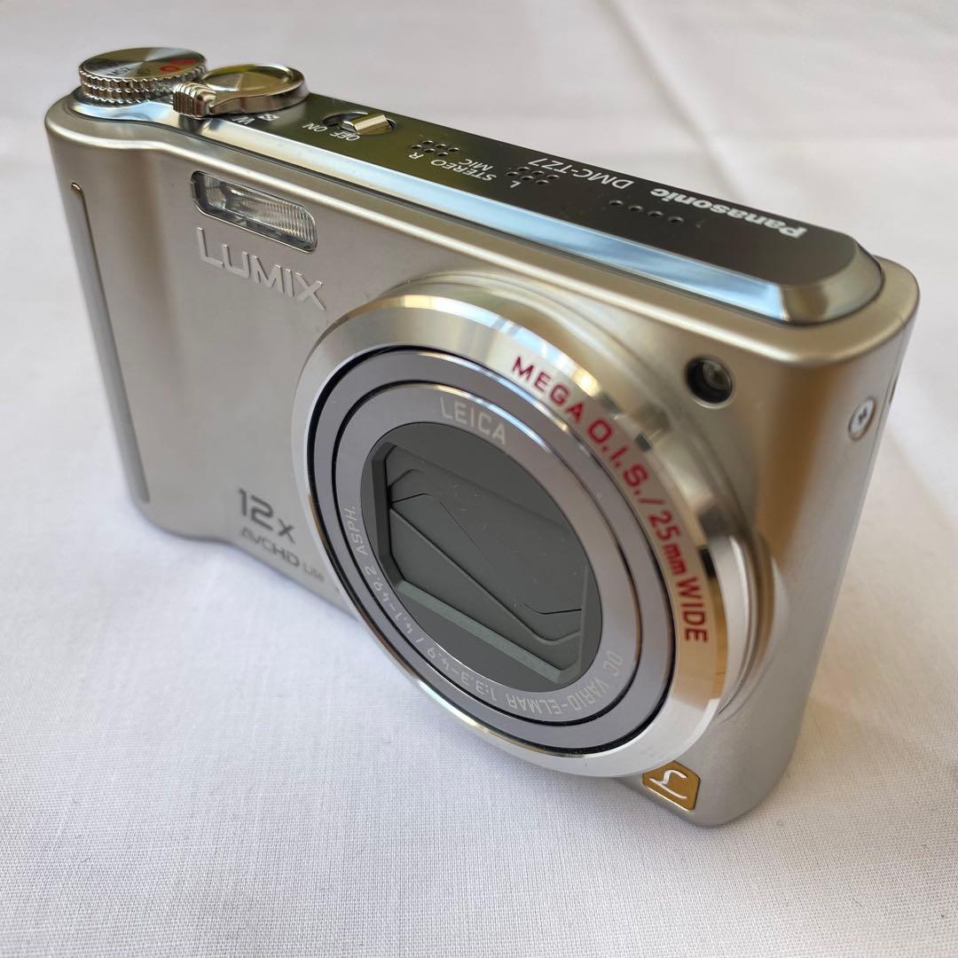 【美品】Panasonic LUMIX DMC-TZ7 シルバー 中古 現状品