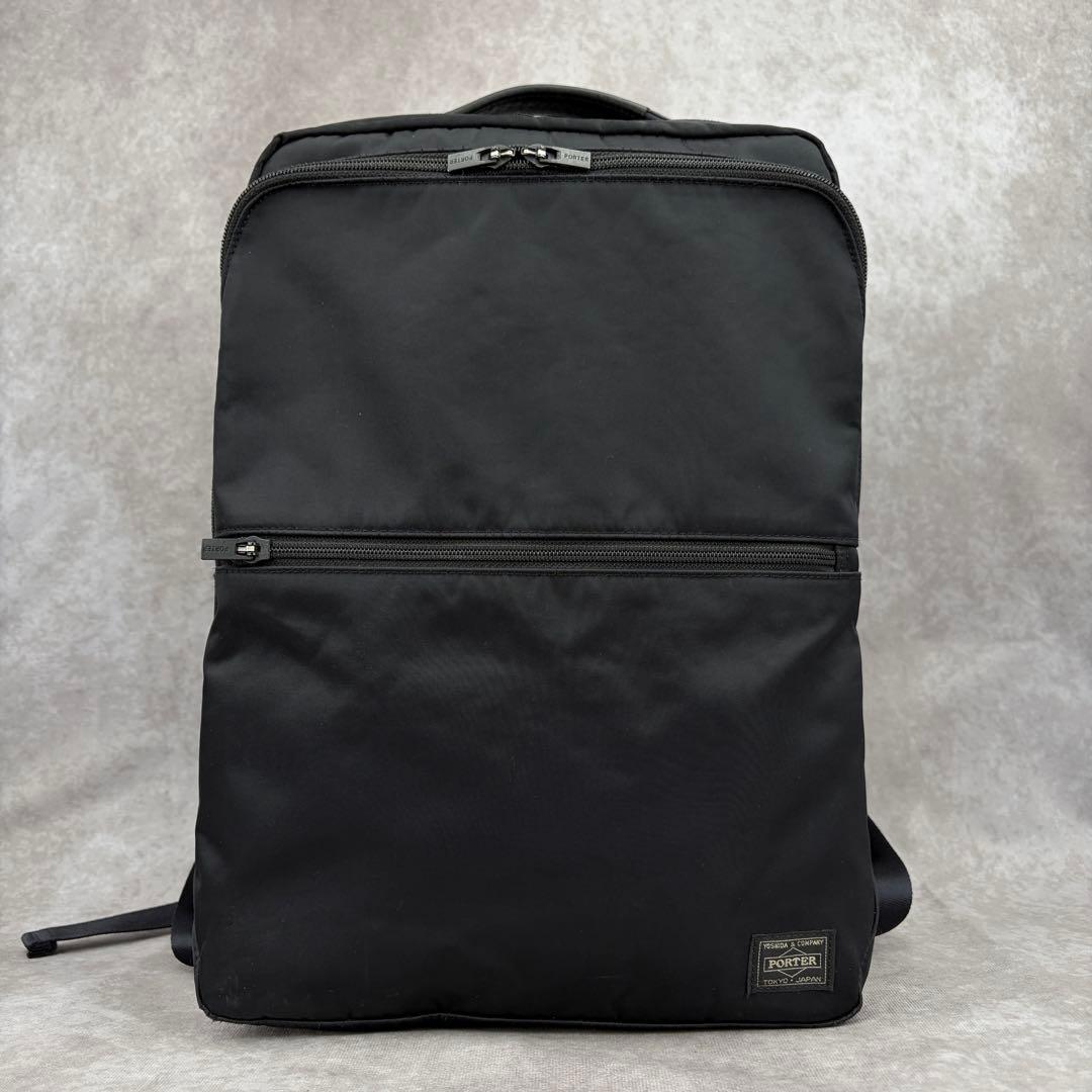 【良品✨】ポーター タイム デイパック リュックサック ビジネス 吉田カバン 黒