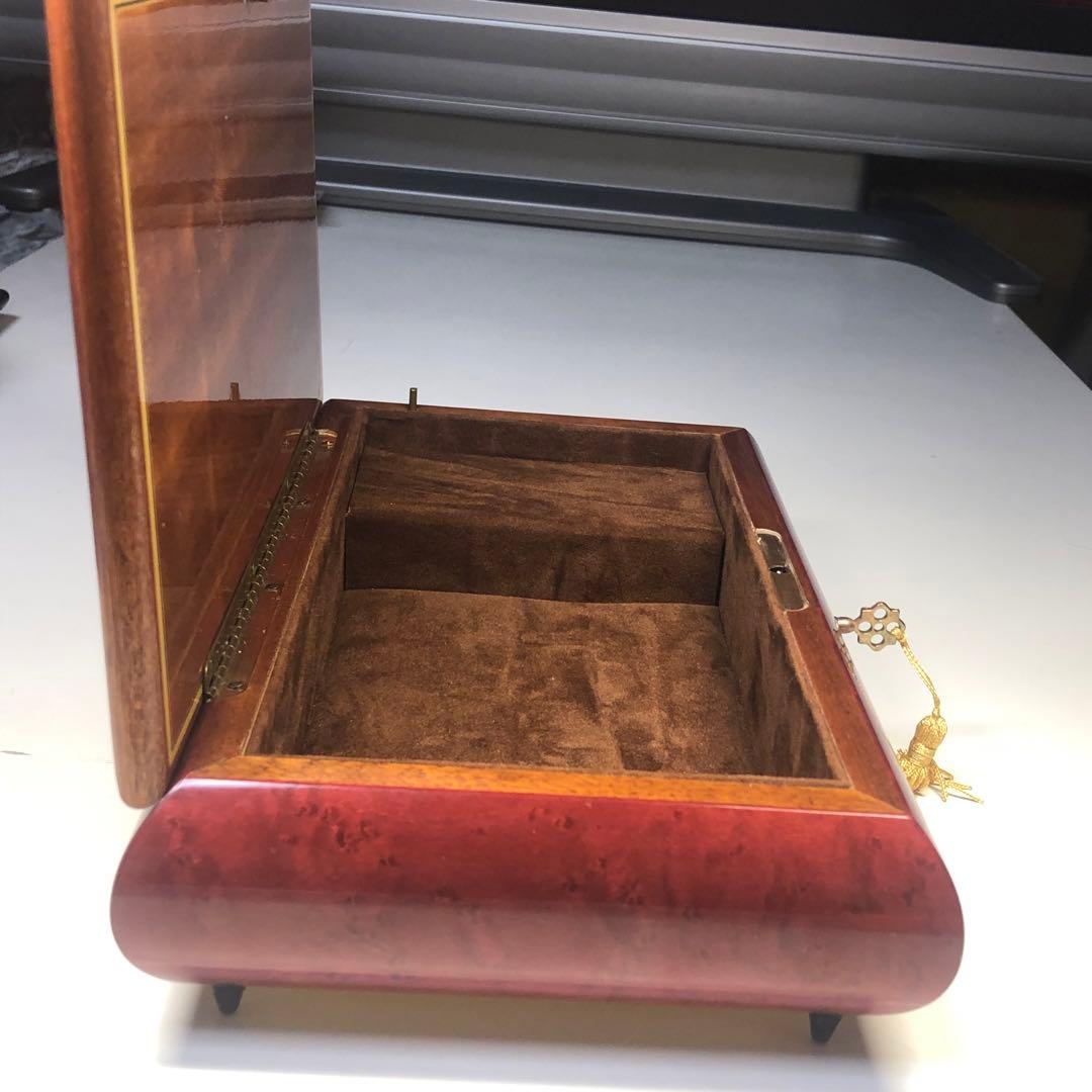 REUGE　リュージュ　象嵌　オルゴール　ジュエリーボックス