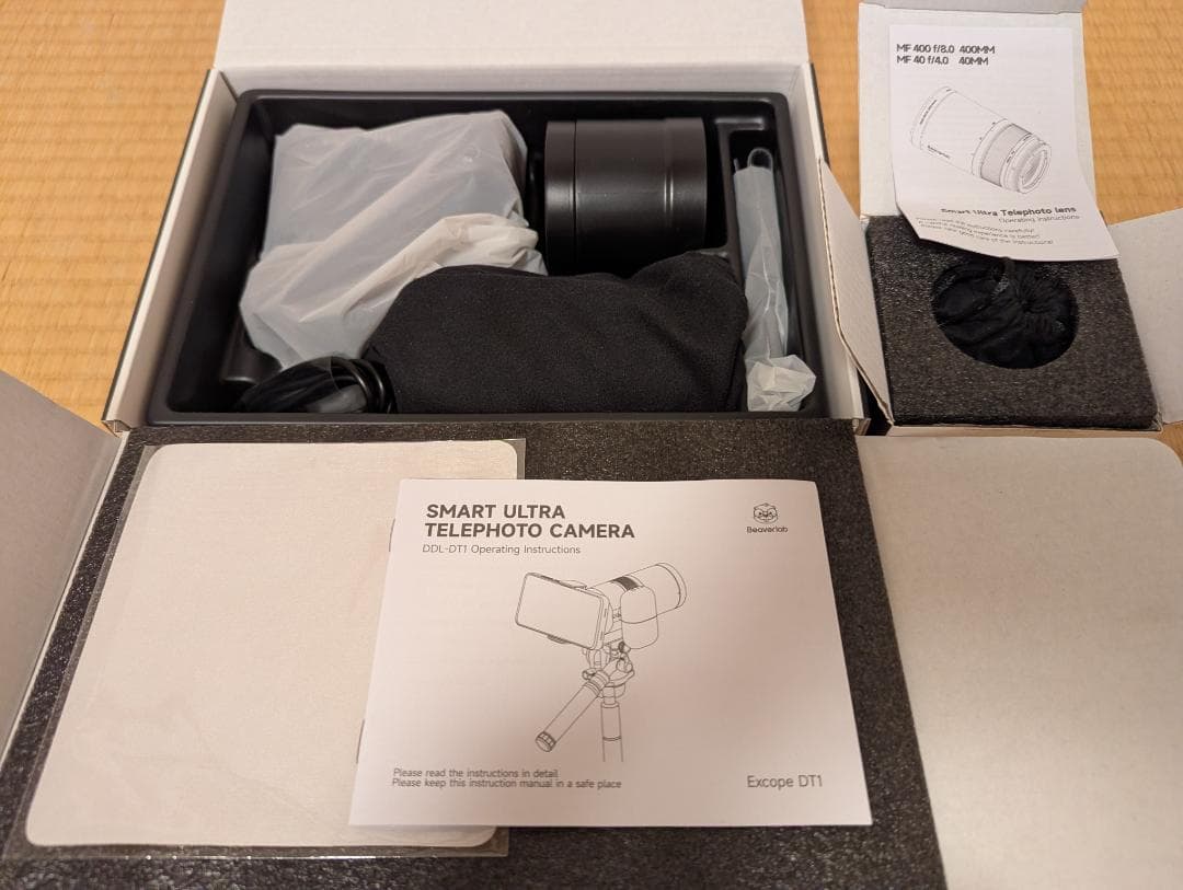 Beaverlab Excope DT1 超望遠カメラ 400mm40mmレンズ