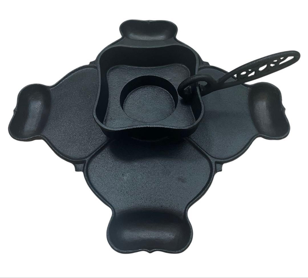 南部鉄器　義経鍋　四人用 キャンプ飯　鉄 焼肉　ジンギスカン