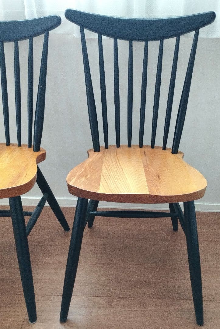 【関家具】コールチェア　ダイニングチェア　２脚セット