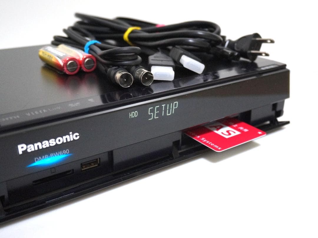 整備品☆2TB☆W録画☆Panasonic ブルーレイ DMR-BW690☆美品