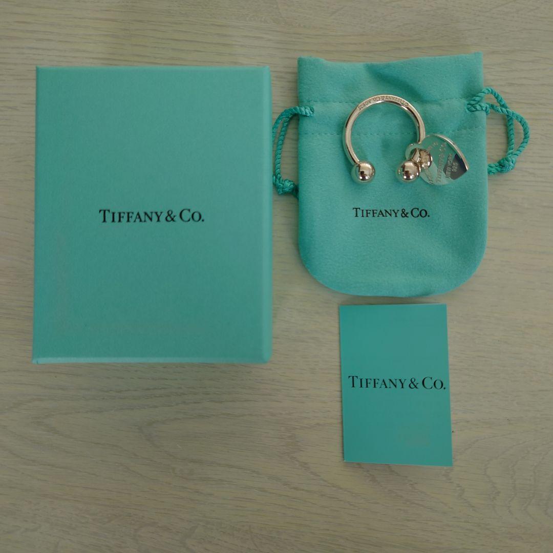 新品 未使用 ティファニー オーバル タグ ペンダントトップ(キーリング付)