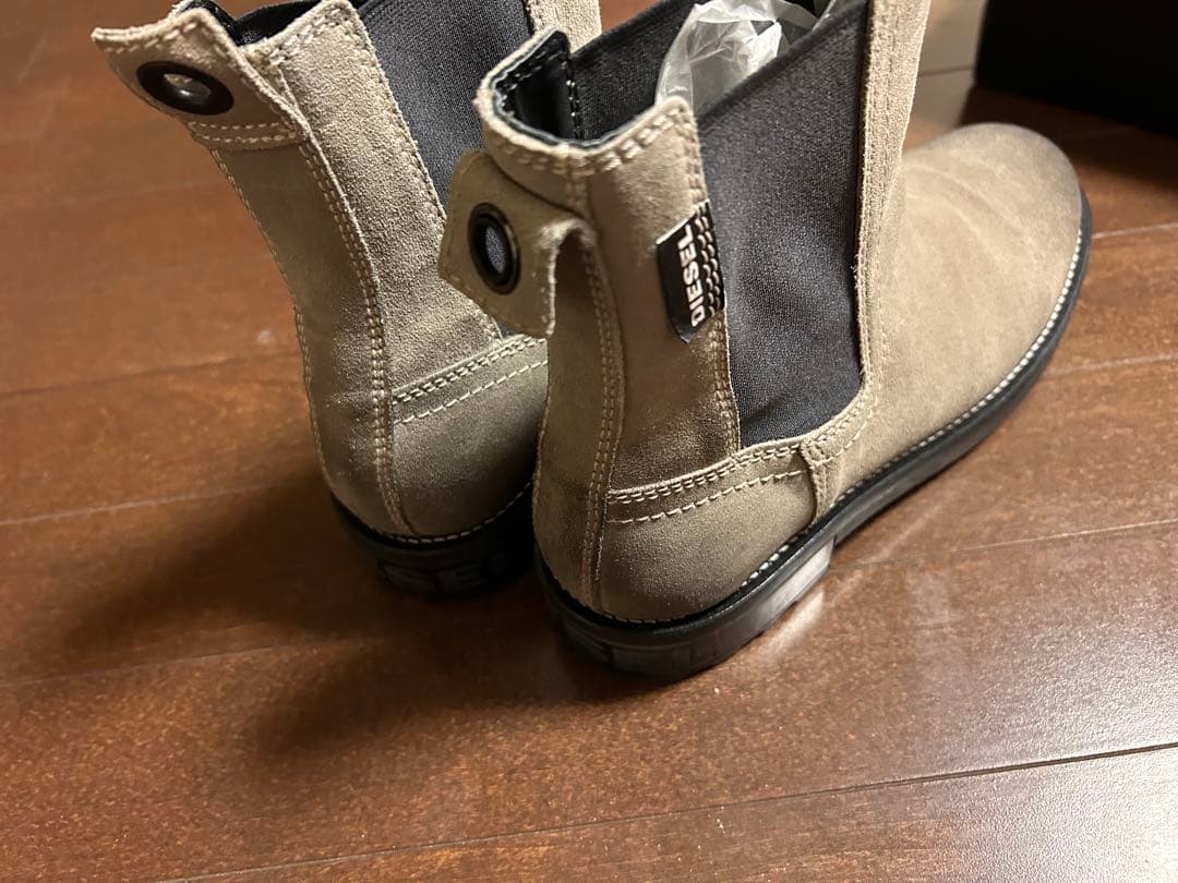 [えいまたさん専用[美品ディーゼル DIESEL ダート加工サイドゴアブーツ