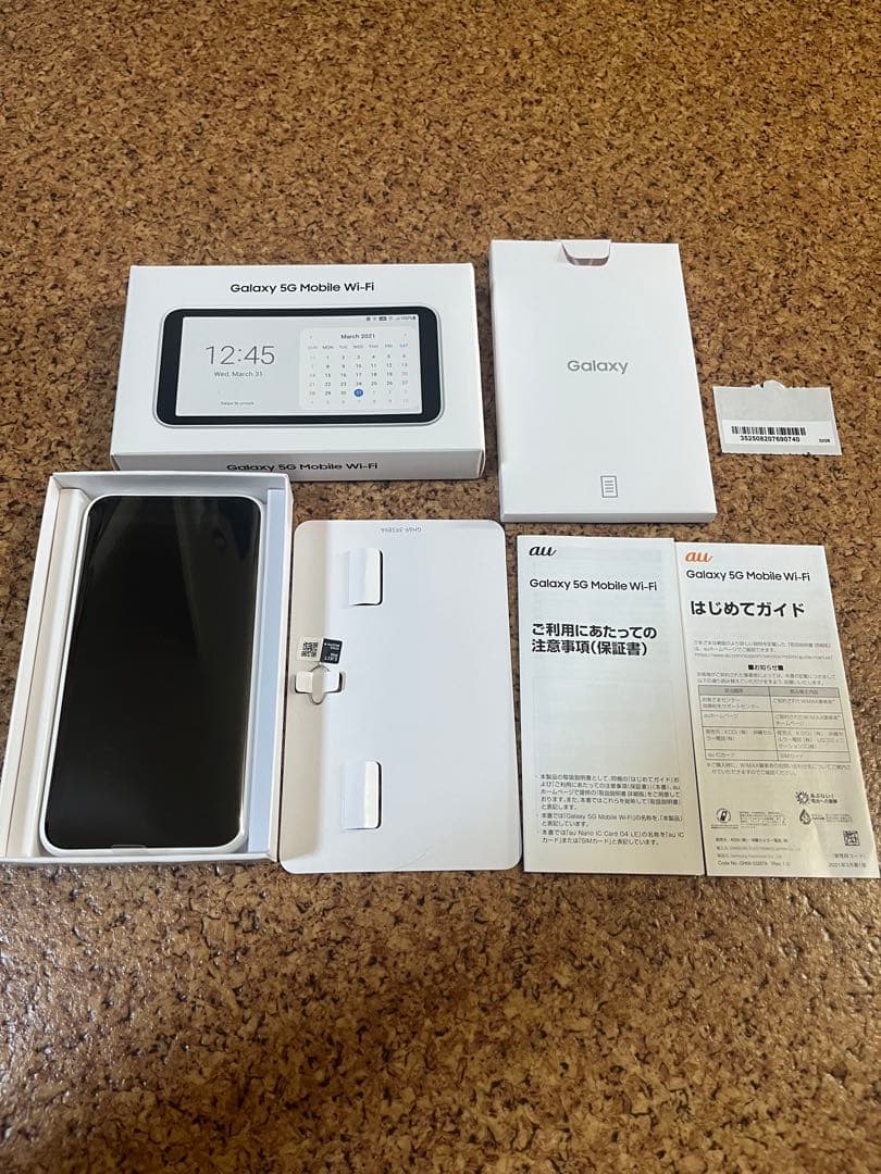 未使用 Galaxy5G MobileWi-Fi SCR01 ルーター au