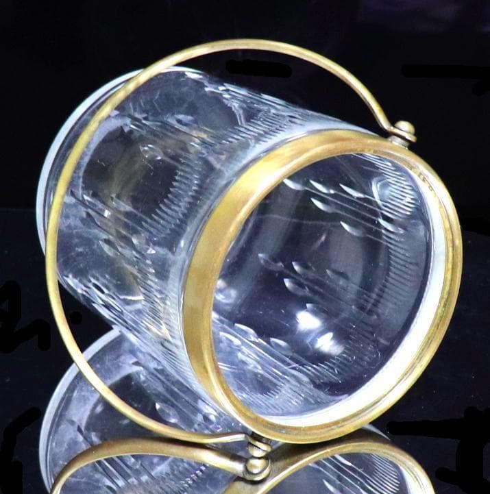 オールド・バカラ ブロンズ装飾 激レア モリエール ビスケットジャー