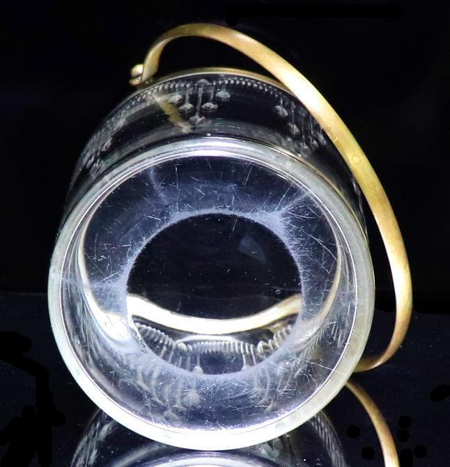 オールド・バカラ ブロンズ装飾 激レア モリエール ビスケットジャー