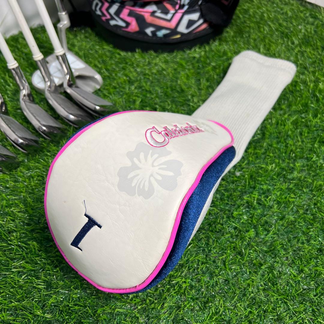 カレドニア レディース　ゴルフクラブ　セット バッグカバー付