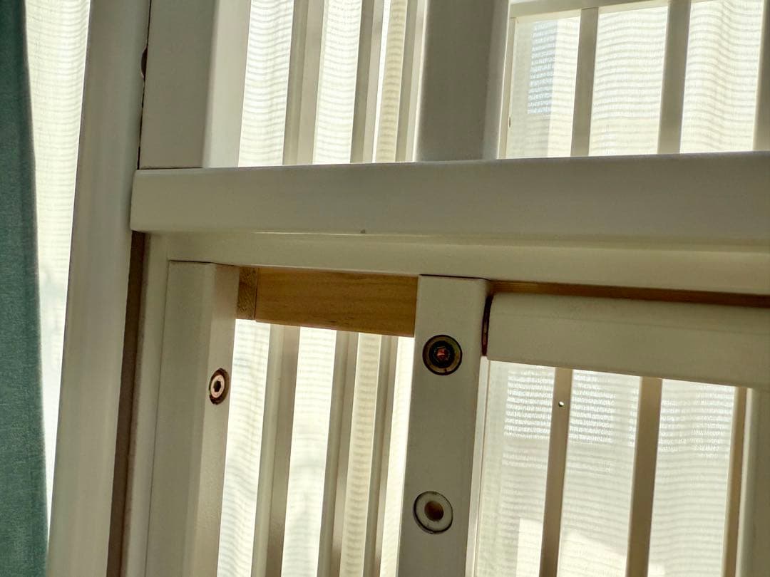 ベビーベッド　カトージ　ミニ　ハイタイプ　ホワイト 木製