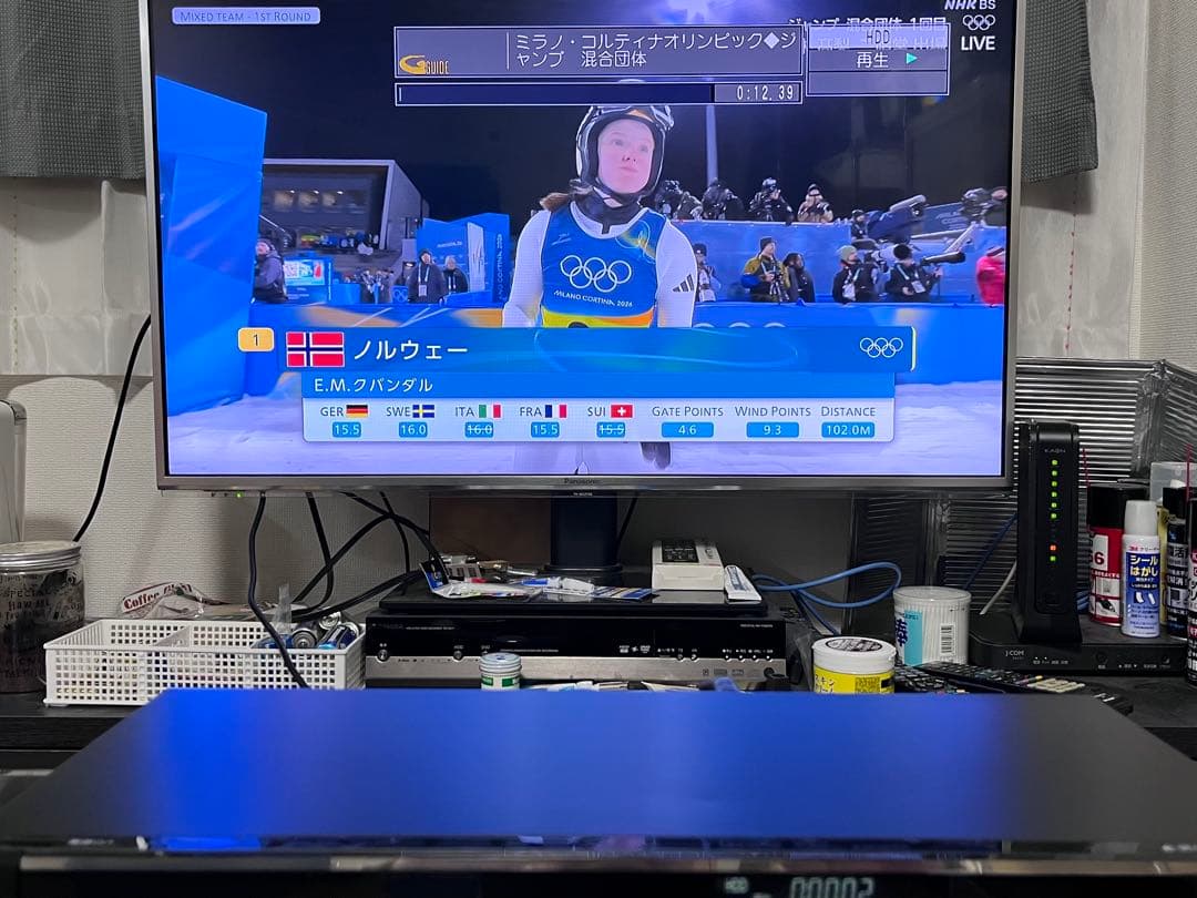 1TB 3番組録画　パナソニック　ブルーレイレコーダー　DMR-BZT665